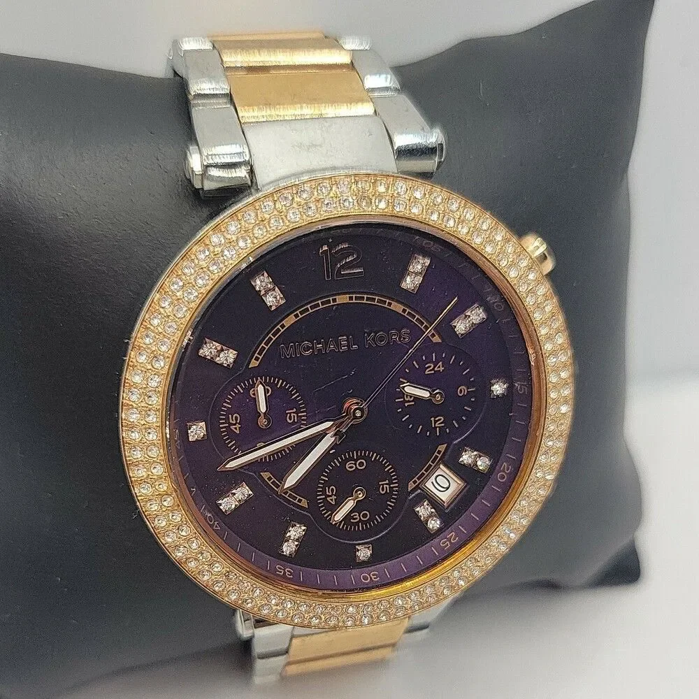 Michael Kors Parker MK6108 Women's StainlessSteel Analog Dial Quartz Watch AM431